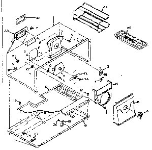 Freezer Parts Diagram and Parts List for 106W14D5  Kenmore Refrigerator