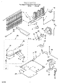UNIT Diagram and Parts List for ET18UMXGN01  Whirlpool Refrigerator