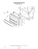 FREEZER DOOR Diagram and Parts List for ET20DKXVM04  Whirlpool Refrigerator