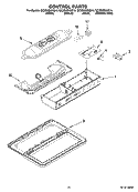 CONTROL PARTS Diagram and Parts List for GC3SHEXNT15  Whirlpool Refrigerator
