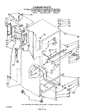 CABINET Diagram and Parts List for ET18NKXXN00  Whirlpool Refrigerator