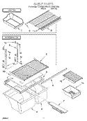 SHELF, LIT/OPTIONAL Diagram and Parts List for ET18NMXFW04  Whirlpool Refrigerator