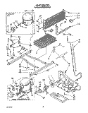 UNIT Diagram and Parts List for ET20DKXVM04  Whirlpool Refrigerator