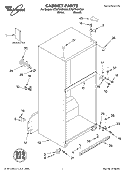 CABINET PARTS Diagram and Parts List for ET8FTKXKT04  Whirlpool Refrigerator