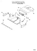 TOP VENTING, OPTIONAL Diagram and Parts List for KEBS247DBL2  KitchenAid Wall Oven