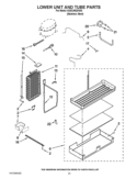 Part Location Diagram of WPW10309012 Whirlpool COVER-WIRE