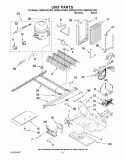 UNIT PARTS Diagram and Parts List for GD5RVAXVB04  Whirlpool Refrigerator