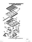 COMPARTMENT SEPARATOR Diagram and Parts List for ET18DKXXG00  Whirlpool Refrigerator