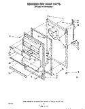REFRIGERATOR DOOR , MISCELLANEOUS Diagram and Parts List for ET18CKXMWR0  Whirlpool Refrigerator