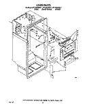 LINER Diagram and Parts List for ET18GKXWN11  Whirlpool Refrigerator