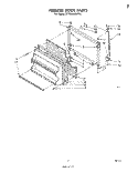 FREEZER DOOR Diagram and Parts List for ET18XKXMWR1  Whirlpool Refrigerator