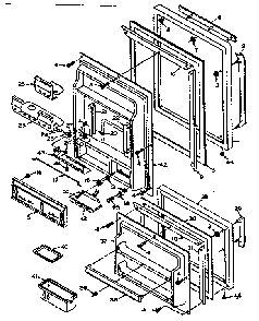 Part Location Diagram of 522426 Maytag Refrigerator door panel