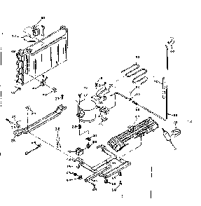 Refrigerator Unit Parts Diagram and Parts List for 106U18GIML  Kenmore Refrigerator