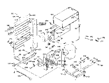 Refrigerator Unit Parts Diagram and Parts List for 106R12D1  Kenmore Refrigerator