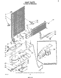 UNIT Diagram and Parts List for ET18XKXMWR1  Whirlpool Refrigerator