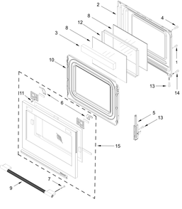 Part Location Diagram of W11687274 Whirlpool Stud