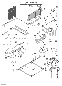 UNIT PARTS Diagram and Parts List for ET1PHKXPT00  Whirlpool Refrigerator
