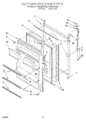 REFRIGERATOR DOOR Diagram and Parts List for ET20NMXAN02  Whirlpool Refrigerator
