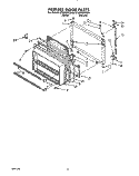 FREEZER DOOR Diagram and Parts List for ET22PKXZN00  Whirlpool Refrigerator