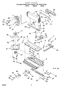 UNIT Diagram and Parts List for GB22DKXJB00  Whirlpool Refrigerator