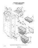 FREEZER LINER Diagram and Parts List for ED25RQXWW00  Whirlpool Refrigerator