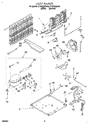 UNIT Diagram and Parts List for ET18TMXDW01  Whirlpool Refrigerator