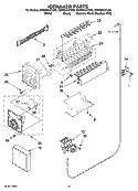 ICEMAKER PARTS, OPTIONAL PARTS (NOT INCLUDED) Diagram and Parts List for GD5RHAXTQ00  Whirlpool Refrigerator