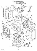 CHASSIS PARTS Diagram and Parts List for TGS325MQ2  Estate Range