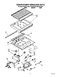 COMPARTMENT SEPARATOR Diagram and Parts List for ET20PKXYG02  Whirlpool Refrigerator