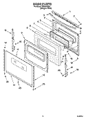 DOOR PARTS, OPTIONAL PARTS Diagram and Parts List for TES325MQ2  Estate Range