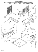 UNIT Diagram and Parts List for GR2SHTXKB01  Whirlpool Refrigerator