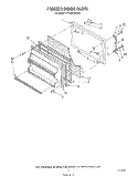 FREEZER DOOR Diagram and Parts List for ET18SKRWN01  Whirlpool Refrigerator