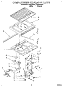COMPARTMENT SEPARATOR Diagram and Parts List for ET20NKXAN05  Whirlpool Refrigerator