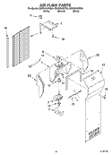 ICE MAKER, OPTIONAL Diagram and Parts List for GD2SHAXKT03  Whirlpool Refrigerator
