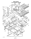SHELF , LIT/OPTIONAL Diagram and Parts List for ET22DKXWW01  Whirlpool Refrigerator
