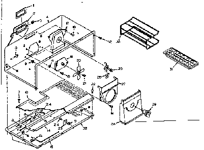 Freezer Parts Diagram and Parts List for 106T12E  Kenmore Refrigerator