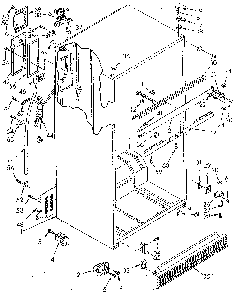 Cabinet Diagram and Parts List for ET20AKXSN07  Whirlpool Refrigerator