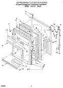 REFRIGERATOR DOOR Diagram and Parts List for ET22DMXDB01  Whirlpool Refrigerator