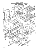 SHELF, LIT/OPTIONAL Diagram and Parts List for ET20DKXWN02  Whirlpool Refrigerator