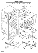 LINER PARTS Diagram and Parts List for ET6WSKYKT02  Whirlpool Refrigerator