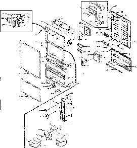 Door Parts Diagram and Parts List for 106M13EL-F  Kenmore Refrigerator
