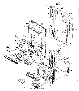Door Parts Diagram and Parts List for 198N18GL3  Kenmore Refrigerator