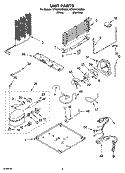 UNIT PARTS Diagram and Parts List for GT9SHKXMS03  Whirlpool Refrigerator