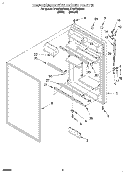 REFRIGERATOR DOOR Diagram and Parts List for ET18TMXDW01  Whirlpool Refrigerator