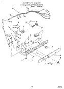 CONTROL Diagram and Parts List for ED25TQXFW03  Whirlpool Refrigerator