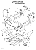 MANIFOLD PARTS Diagram and Parts List for TGS325MQ2  Estate Range