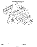 CONTROL PANEL Diagram and Parts List for  Whirlpool Range
