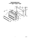 FREEZER DOOR Diagram and Parts List for ET20PKXYG02  Whirlpool Refrigerator