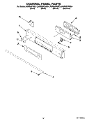 Part Location Diagram of WP9762794 Whirlpool Electronic Control Board