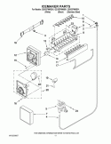 ICEMAKER PARTS Diagram and Parts List for G2IXEFMWQ01  Whirlpool Refrigerator